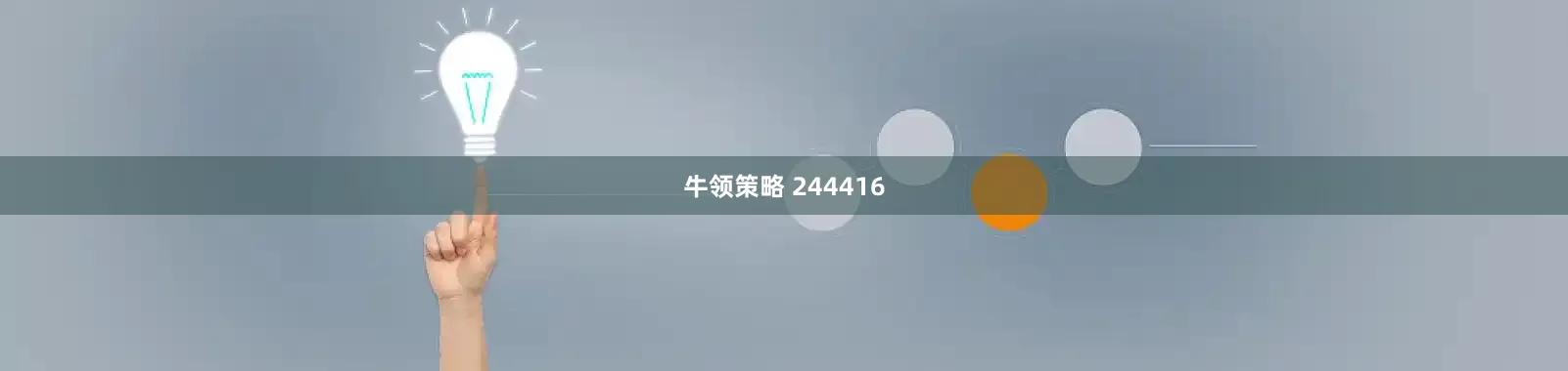 牛领策略 244416